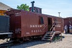 Narrow Gauge Kitchen car on display at the Colorado Railroad Museum 